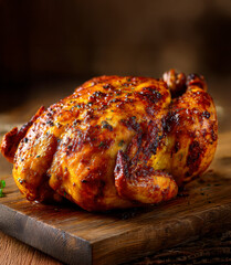 Roasted Whole Chicken with Herbs &ndash; AI Generative