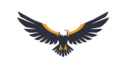 Obraz premium Majestic Eagle Illustration Depicting Freedom And Strength in Detailed Vector Style