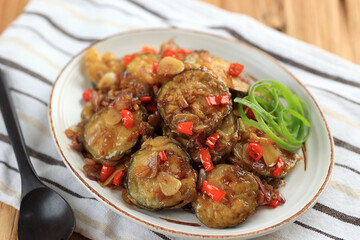 Terong Raos, Crispy Deep Fried Egg Plant