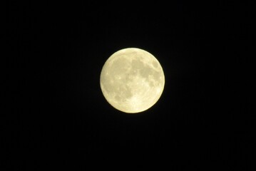 księżyc, makro, noc © Paulina