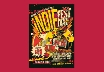 Indie Music Festival Flyer