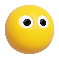 Face Without Mouth Emoji 3D