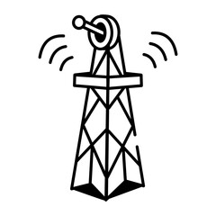 A hand drawn style icon showing a space shelter
