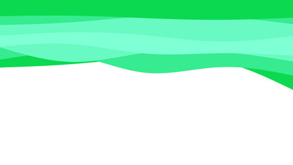 Dynamic abstract green and teal wavy background with smooth transitions, offering copy space. Perfect for eco-friendly design, clean energy, or natural product branding.