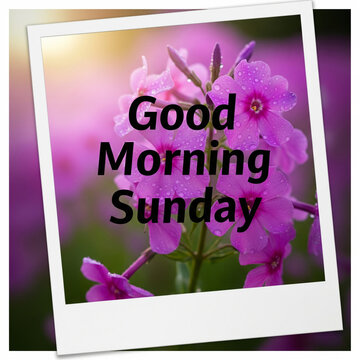 Good morning sunday