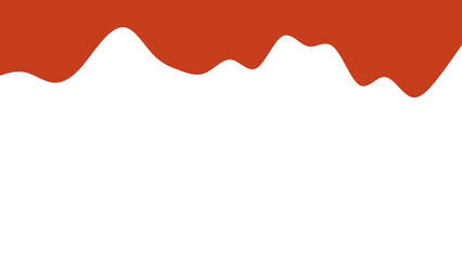 Abstract wavy reddish-brown design on a clean white background. Ideal for graphic resources, branding, headers, or minimalist backgrounds. Represents flow and organic shapes.