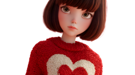  Cute animated girl