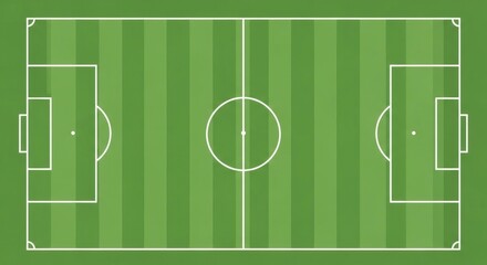 Soccer Field Layout A Detailed Overhead View