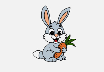 rabbit with carrot