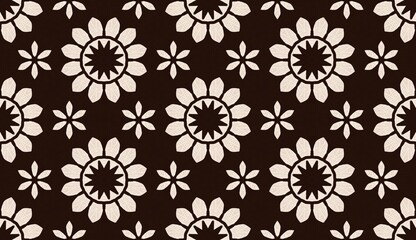 Seamless floral pattern, a vintage ornamental illustration for textile or wallpaper design