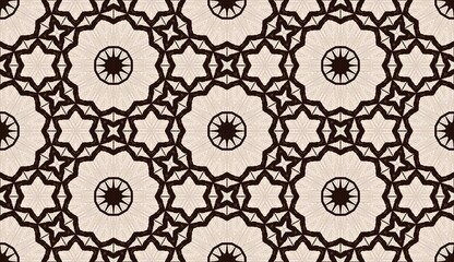 Seamless floral pattern, vintage flower ornament wallpaper design