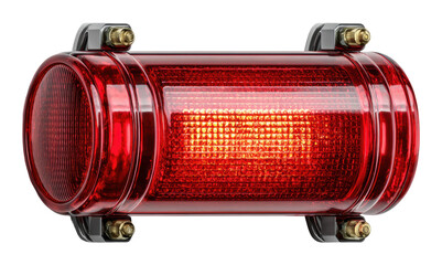 Emergency signal light vehicle maintenance isolated on transparent background