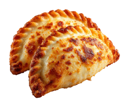 Delicious baked empanadas kitchen food cozy atmosphere isolated on transparent background