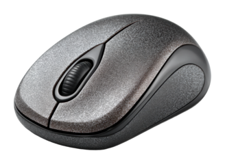 Mouse device office product neutral light isolated on transparent background