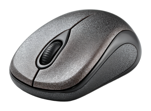 Mouse device office product neutral light isolated on transparent background