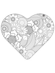PrintFlowers Coloring Pages For Adules