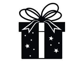 christmas wish gift vector icon