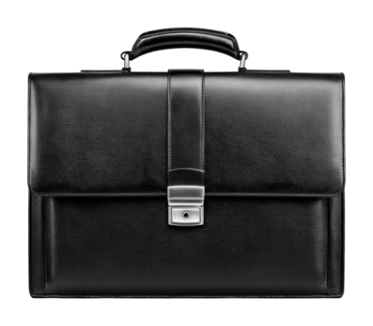 Business briefcase showcase office product modern isolated on transparent background - Powered by Adobe