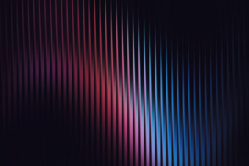Abstract Dark Background with Colorful Vertical Lines and Light Gradient