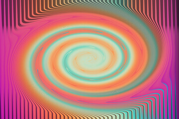 Abstract Swirl of Vibrant Colors Creates a Mesmerizing Visual Effect