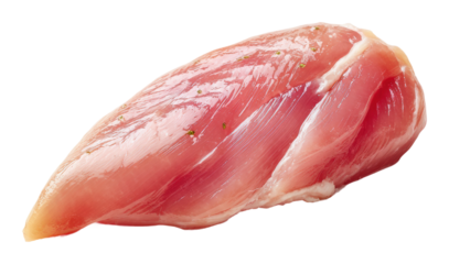 Fresh chicken breast fillet preparation kitchen food culinary isolated on transparent background