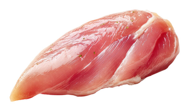 Fresh chicken breast fillet preparation kitchen food culinary isolated on transparent background