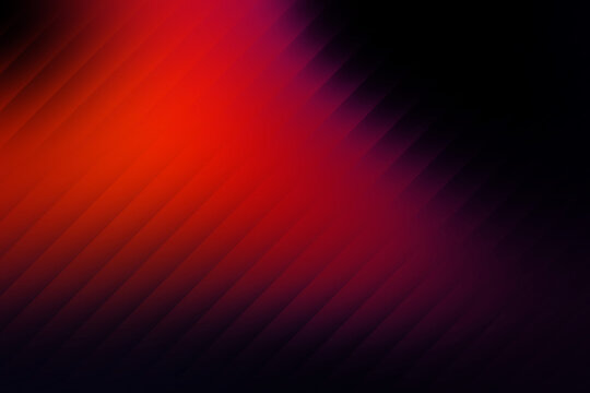 Red glass gradient on black background fractal stripe pattern texture