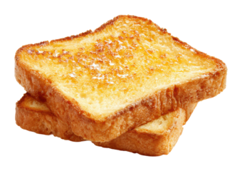 Delicious golden toast kitchen food cozy isolated on transparent background