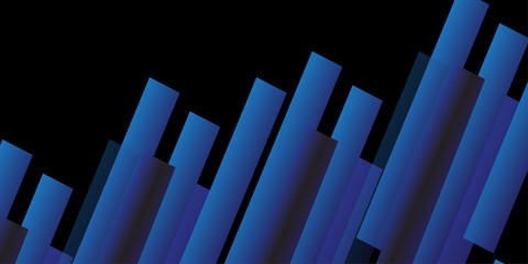 3D render with geometric abstract form, blue background. Vector illustration For Wallpaper, Banner, Background, Card, Book Illustration, landing page .