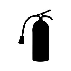 Obraz premium Fire extinguisher vector silhouette, Fire extinguisher icon vector