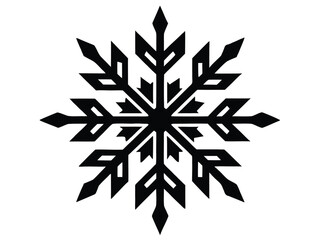 snowflake design art vector icon