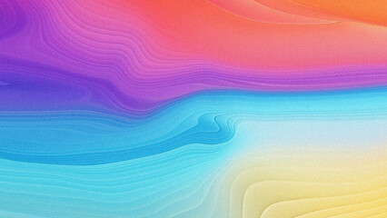 Abstract Color Waves, A mesmerizing blend of vibrant hues, with flowing patterns, creating an eye-catching and dynamic visual. 