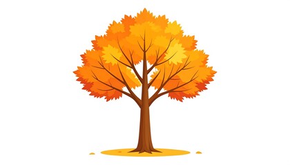 Autumn tree illustration