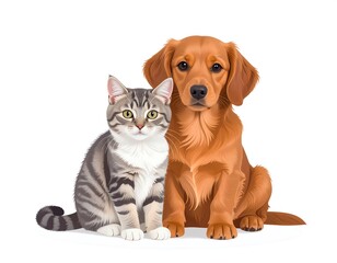 Feline and canine companionship