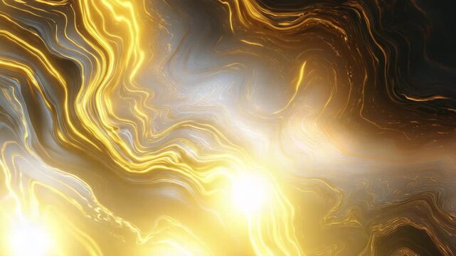 Liquid fluid abstract background, molten bronze and obsidian hues, silky smooth metallic layers, dark luxury aesthetic, flowing energy