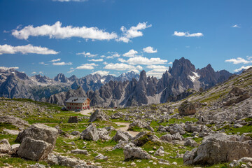 Tourist Shelter in the Dolomites