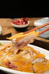 Hubei Specialty Air-Dried Instant Chicken with Chopsticks - Traditional Chinese Food