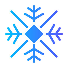 Snowflake gradient icon