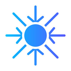 Snowflake gradient icon