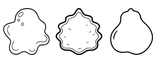 Ink Blob and Liquid Shape Vectors.