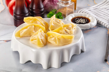Japanese cuisine stuffed dumplings Gyoza
