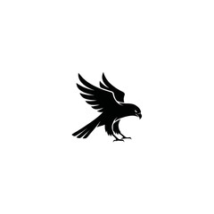 Fototapeta premium Powerful eagle soaring, ready to strike a modern, elegant symbol of freedom and determination