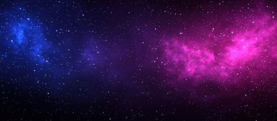 Naklejka premium Stunning Cosmic Background with Colorful Nebula and Stars