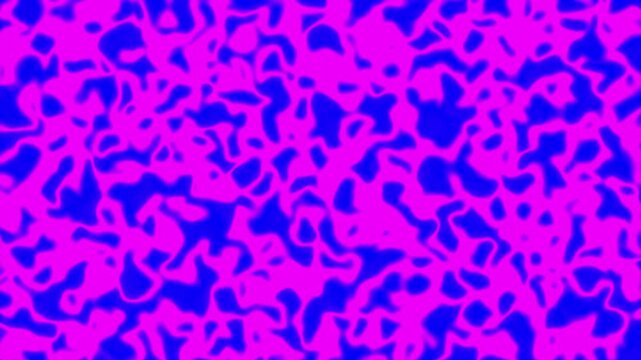 Dynamic abstract animation with magenta and blue tones