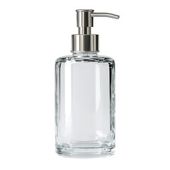 Fototapeta premium Clear glass soap dispenser png 