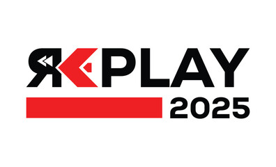 Modern logo design with bold black text 