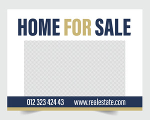 Modern Real Estate For Sale Sign Design