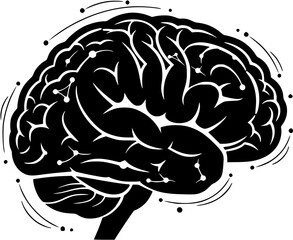 Fototapeta premium human brain vector