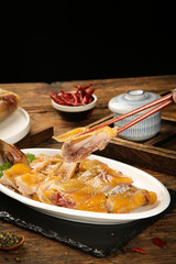 Salt-Baked Preserved Chicken Hubei Specialty Traditional Chinese Cuisine Ready to Eat Marinated Meat