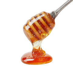 Honey Drizzling from a Dipper